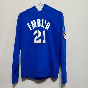 Men's Pro Standard Joel Embiid Royal Philadelphia 76ers Player Pullover Hoodie